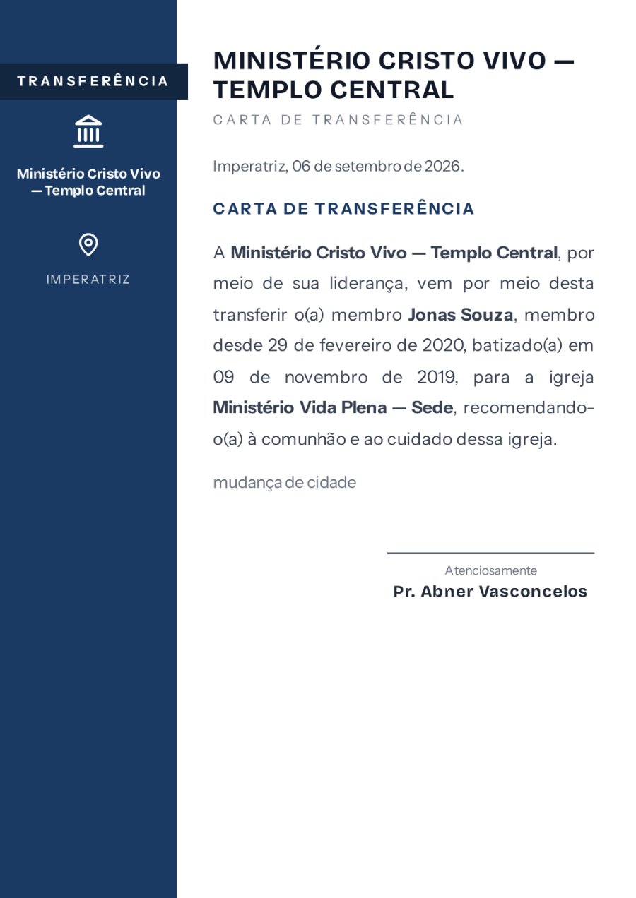 Carta · Lateral, frente