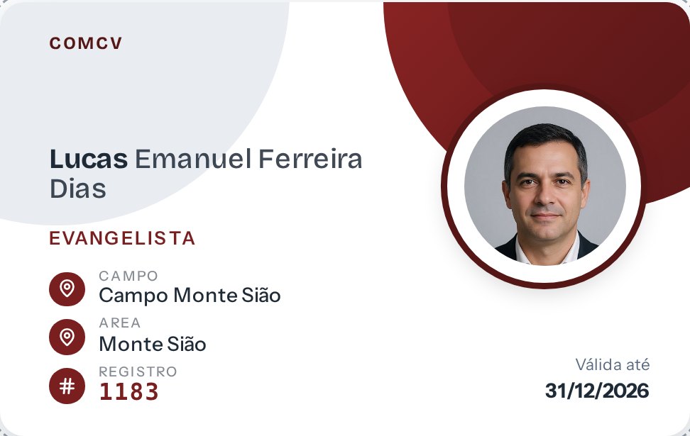 Credencial · Arco, frente